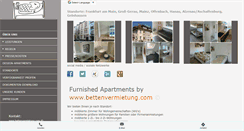 Desktop Screenshot of bettenvermietung.com